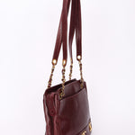 Chanel Triple CC Shoulder Bag Bordeaux Caviar 24K GP
