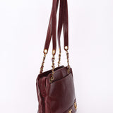 Chanel Triple CC Shoulder Bag Bordeaux Caviar 24K GP