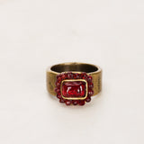 Chanel 2000 Aged Gem Ring, Size US 6