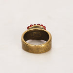 Chanel 2000 Aged Gem Ring, Size US 6