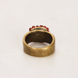 Chanel 2000 Aged Gem Ring, Size US 6