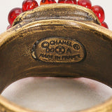 Chanel 2000 Aged Gem Ring, Size US 6