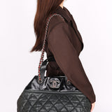 Chanel In the Mix Tote Black Iridescent Calfskin RHW