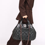 Chanel In the Mix Tote Black Iridescent Calfskin RHW