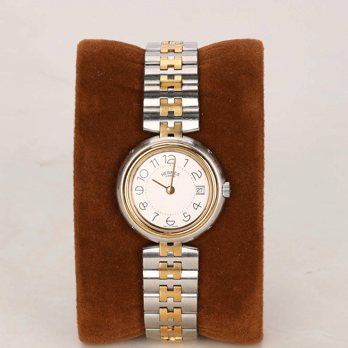 Hermès Clipper Two-Tone Watch 24mm