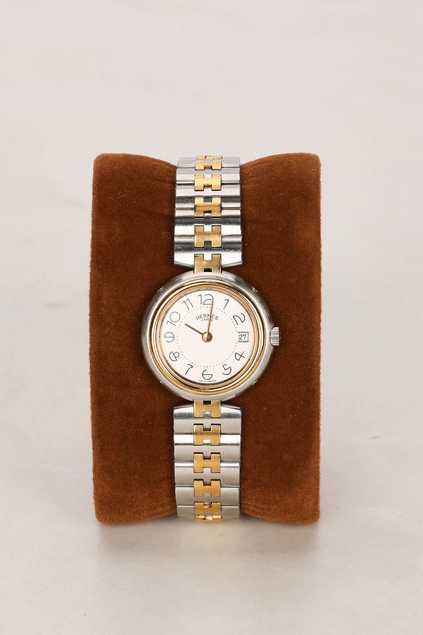 Hermès Clipper Two-Tone Watch 24mm