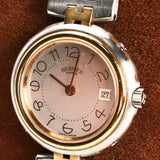 Hermès Clipper Two-Tone Watch 24mm