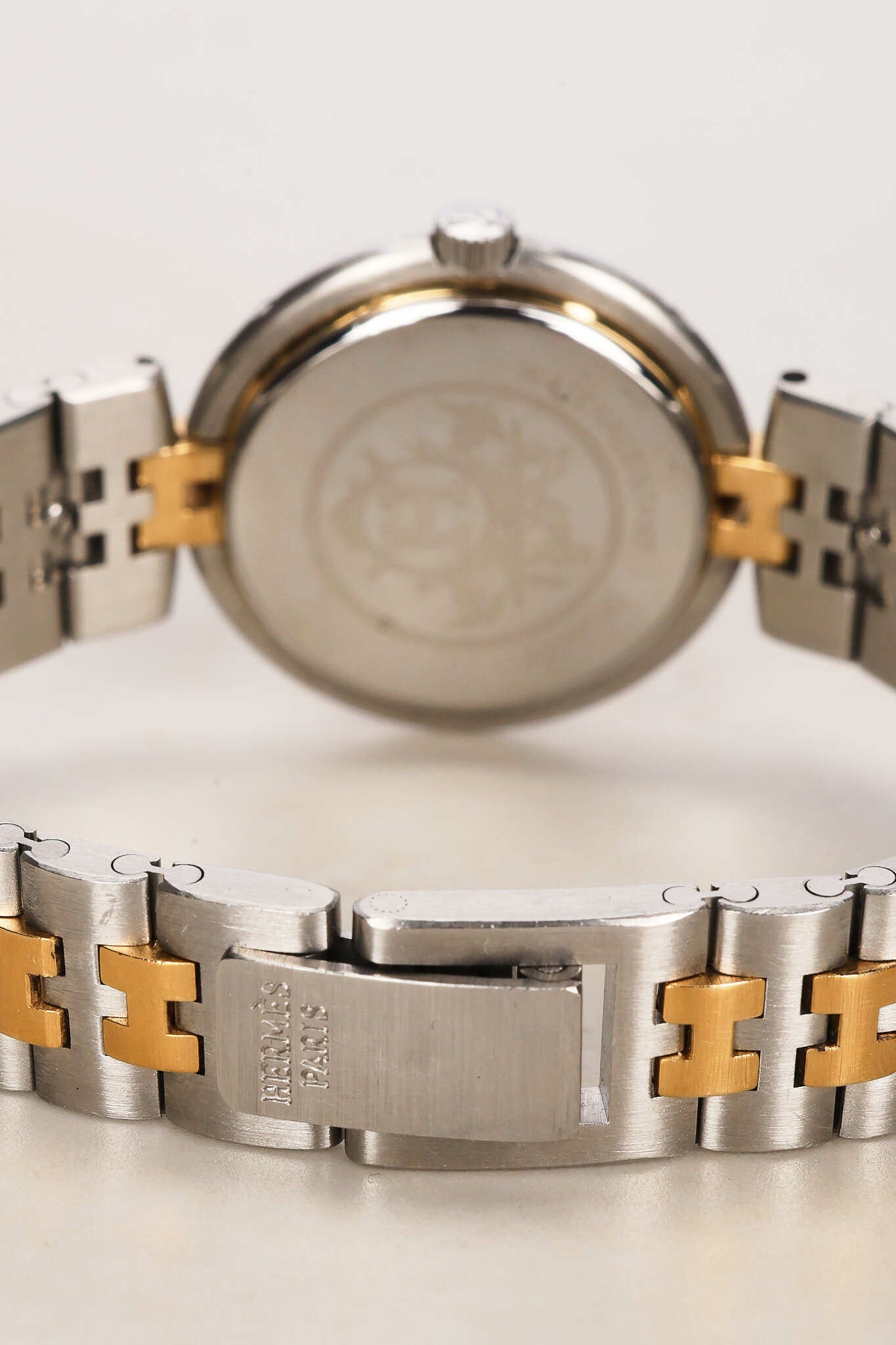 Hermès Clipper Two-Tone Watch 24mm