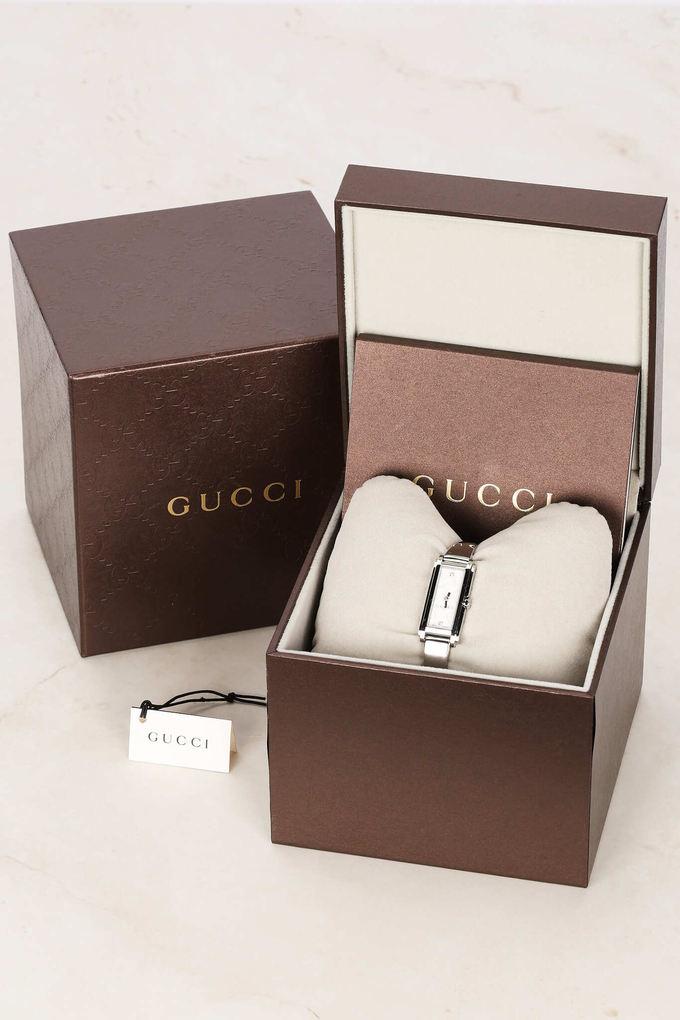 Gucci 109 Stainless Steel and Diamond Watch 14mm