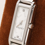 Gucci 109 Stainless Steel and Diamond Watch 14mm