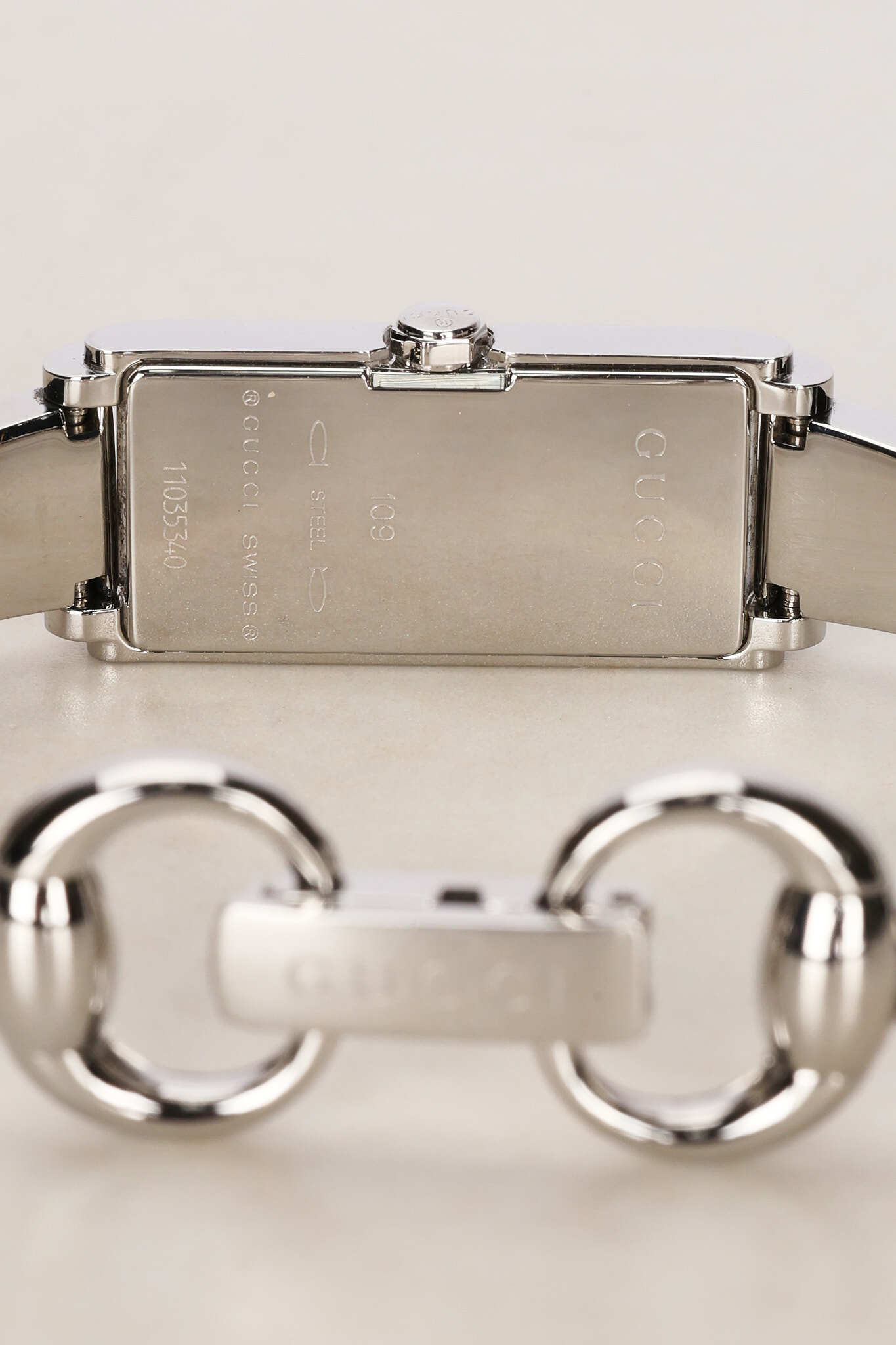 Gucci 109 Stainless Steel and Diamond Watch 14mm