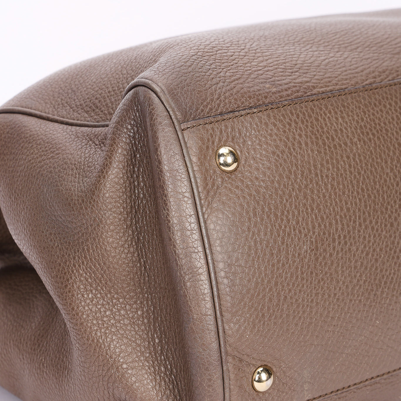 Gucci Large Bamboo Shopper Tote Taupe