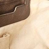 Gucci Large Bamboo Shopper Tote Taupe