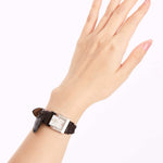 Dior 109 Woven Leather Heart Mother of Pearl Watch 19mm