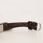Dior 109 Woven Leather Heart Mother of Pearl Watch 19mm