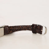 Dior 109 Woven Leather Heart Mother of Pearl Watch 19mm