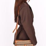 Fendi Zucchino Front Pocket Crossbody Bag