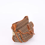 Fendi Zucchino Front Pocket Crossbody Bag