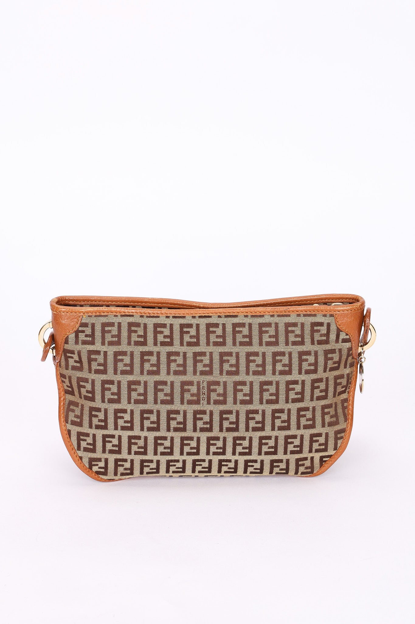 Fendi Zucchino Front Pocket Crossbody Bag