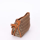 Fendi Zucchino Front Pocket Crossbody Bag