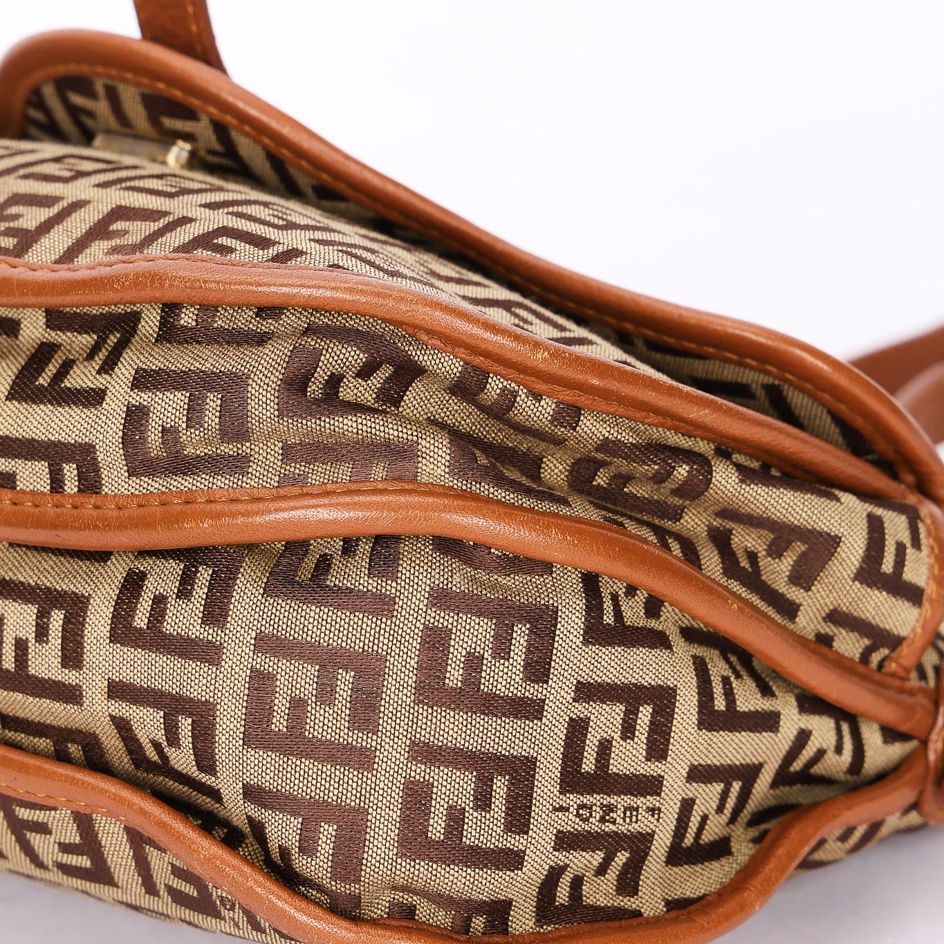 Fendi Zucchino Front Pocket Crossbody Bag