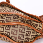 Fendi Zucchino Front Pocket Crossbody Bag
