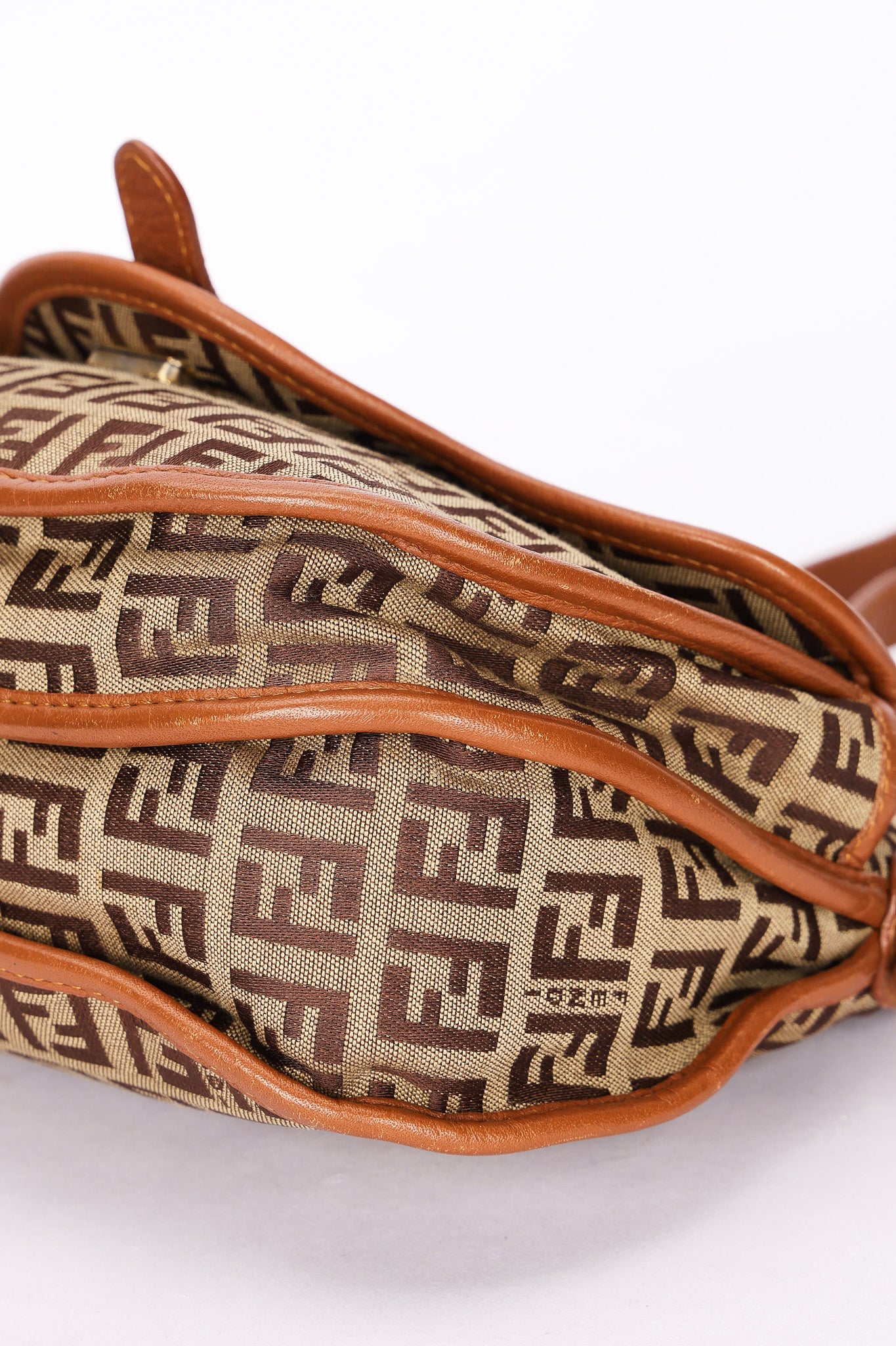 Fendi Zucchino Front Pocket Crossbody Bag