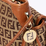 Fendi Zucchino Front Pocket Crossbody Bag