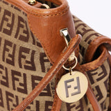 Fendi Zucchino Front Pocket Crossbody Bag