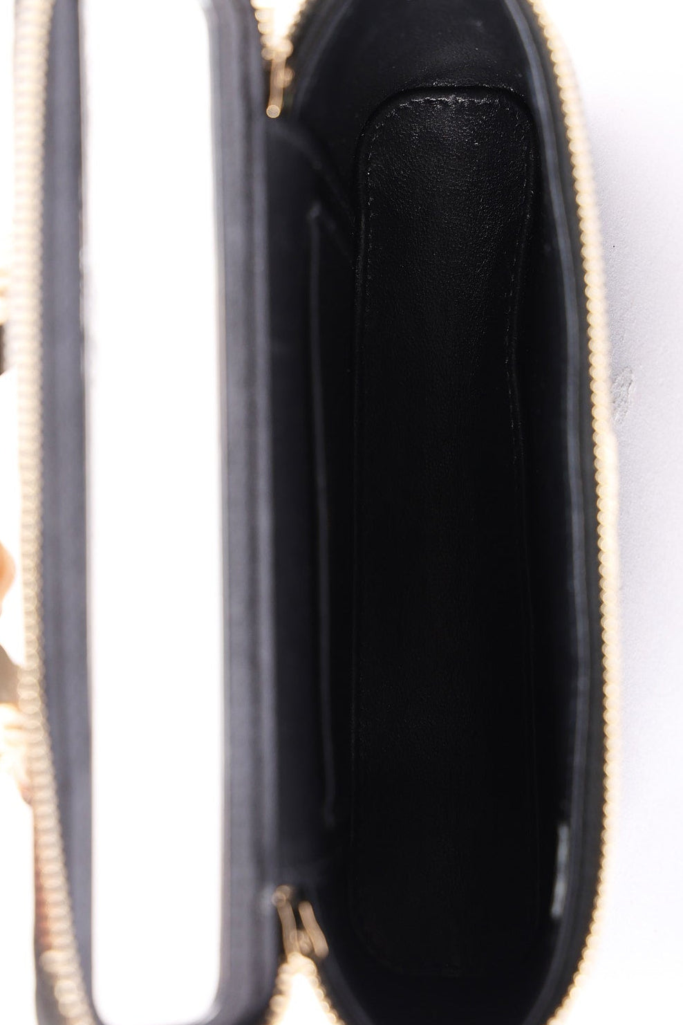 Chanel Flower Top Handle Vanity Case Black Lambskin CGHW