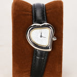 Saint Laurent 40th Anniversary Heart Motif Script Watch 24mm