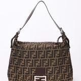 Fendi Zucca Baguette Shoulder Bag