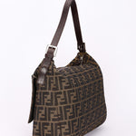 Fendi Zucca Baguette Shoulder Bag