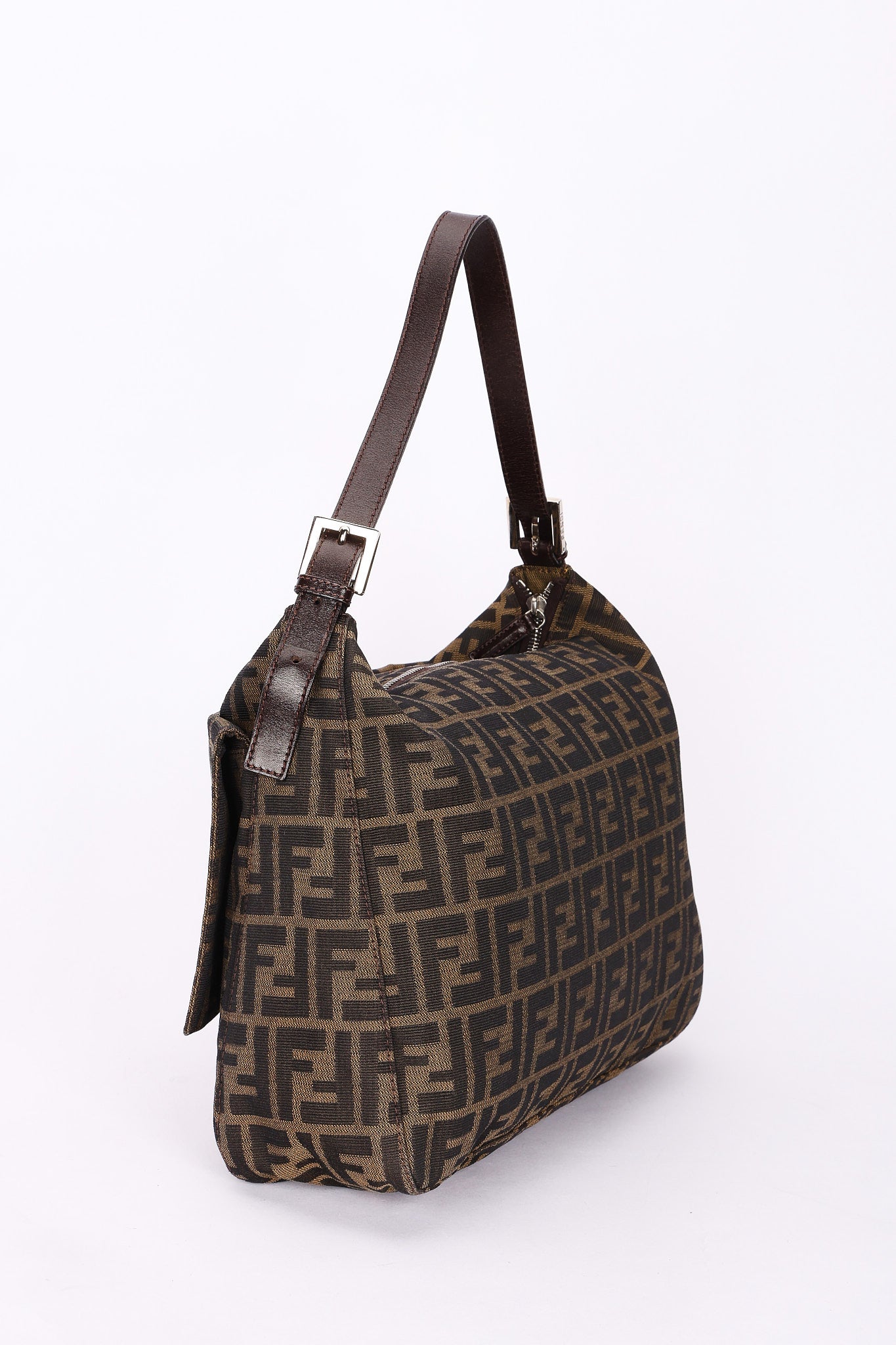 Fendi Zucca Baguette Shoulder Bag