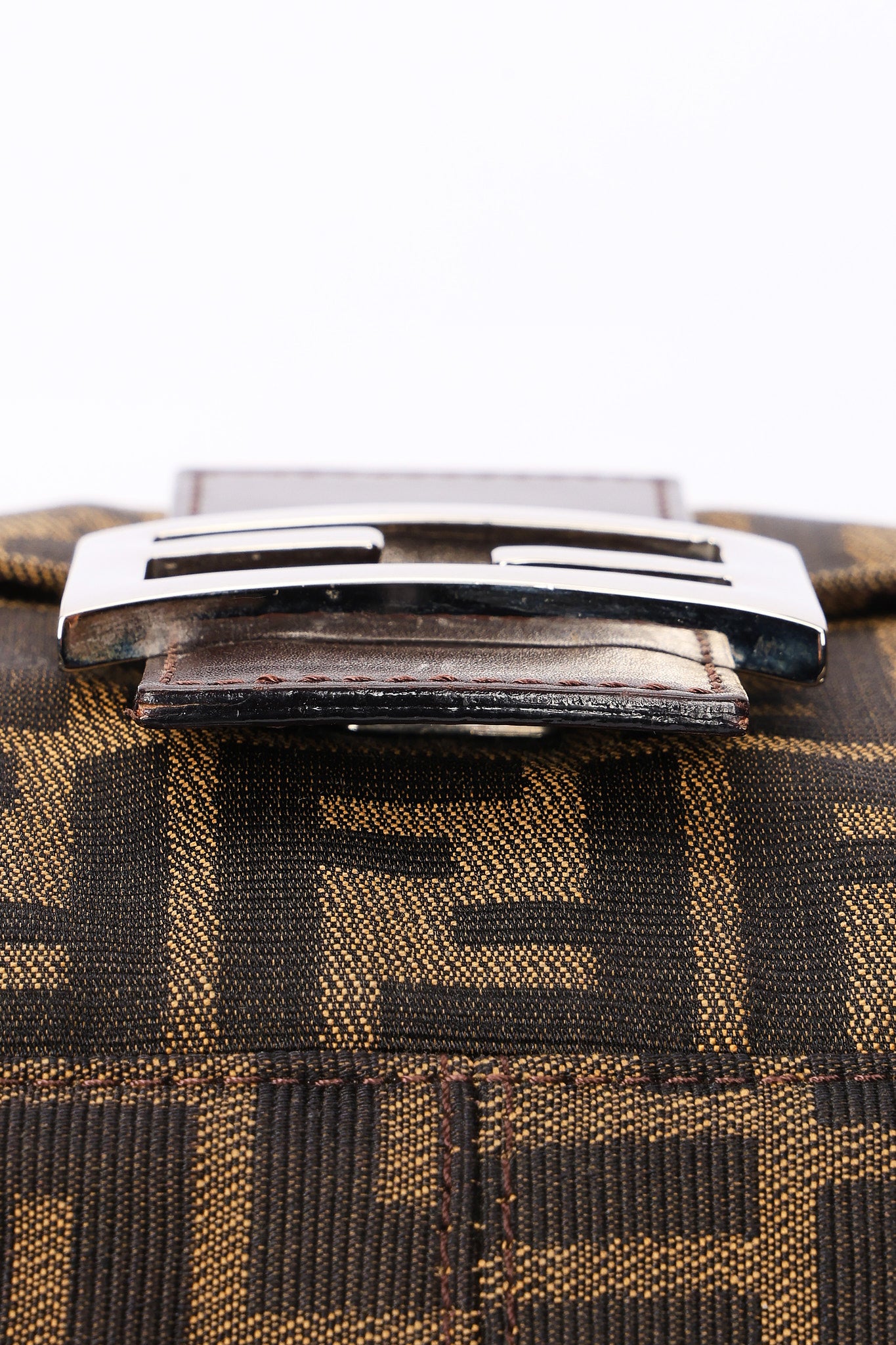 Fendi Zucca Baguette Shoulder Bag