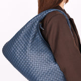 Bottega Veneta Medium Intrecciato Hobo Navy