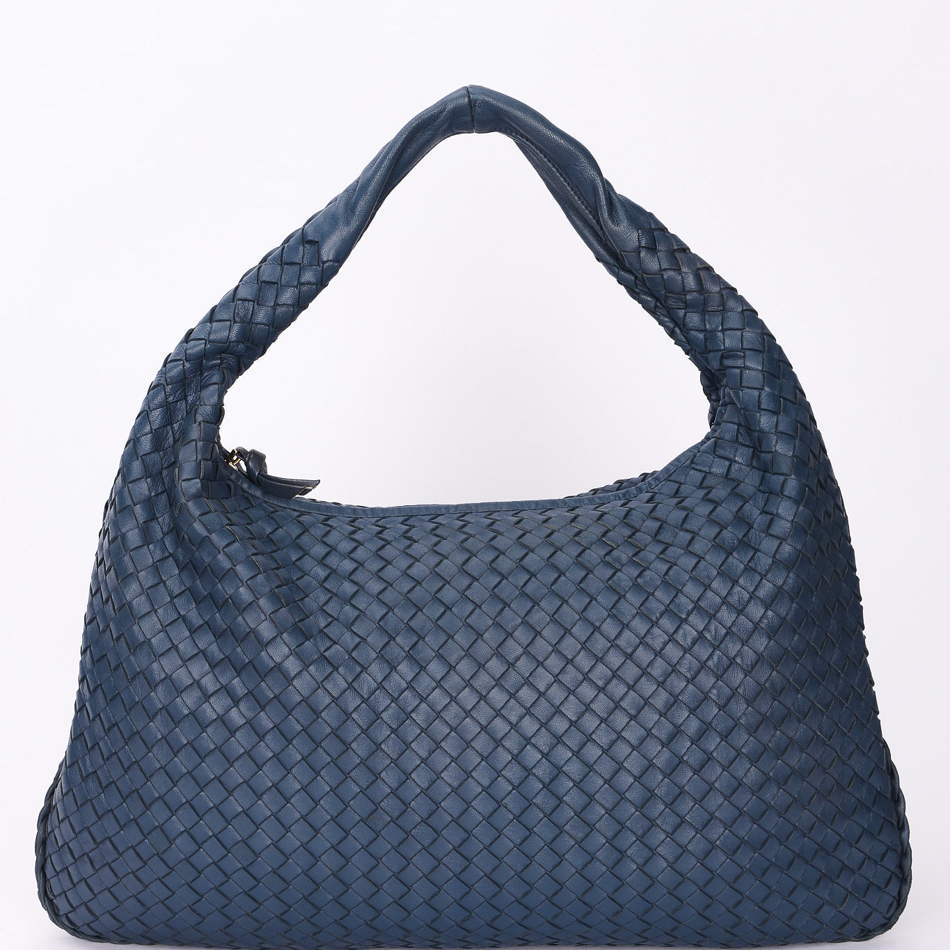 Bottega Veneta Medium Intrecciato Hobo Navy
