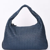 Bottega Veneta Medium Intrecciato Hobo Navy