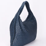 Bottega Veneta Medium Intrecciato Hobo Navy