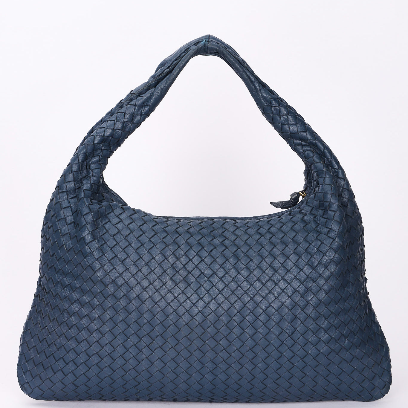 Bottega Veneta Medium Intrecciato Hobo Navy