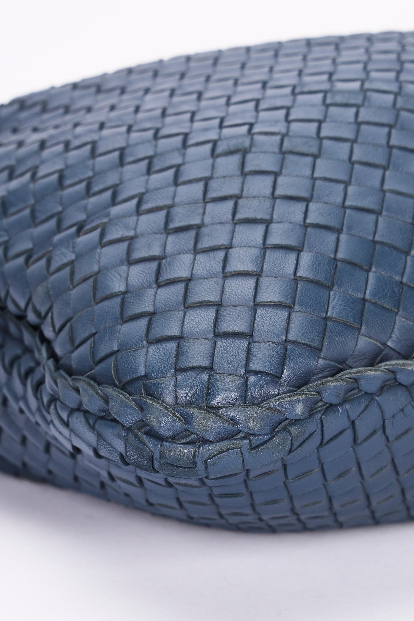 Bottega Veneta Medium Intrecciato Hobo Navy