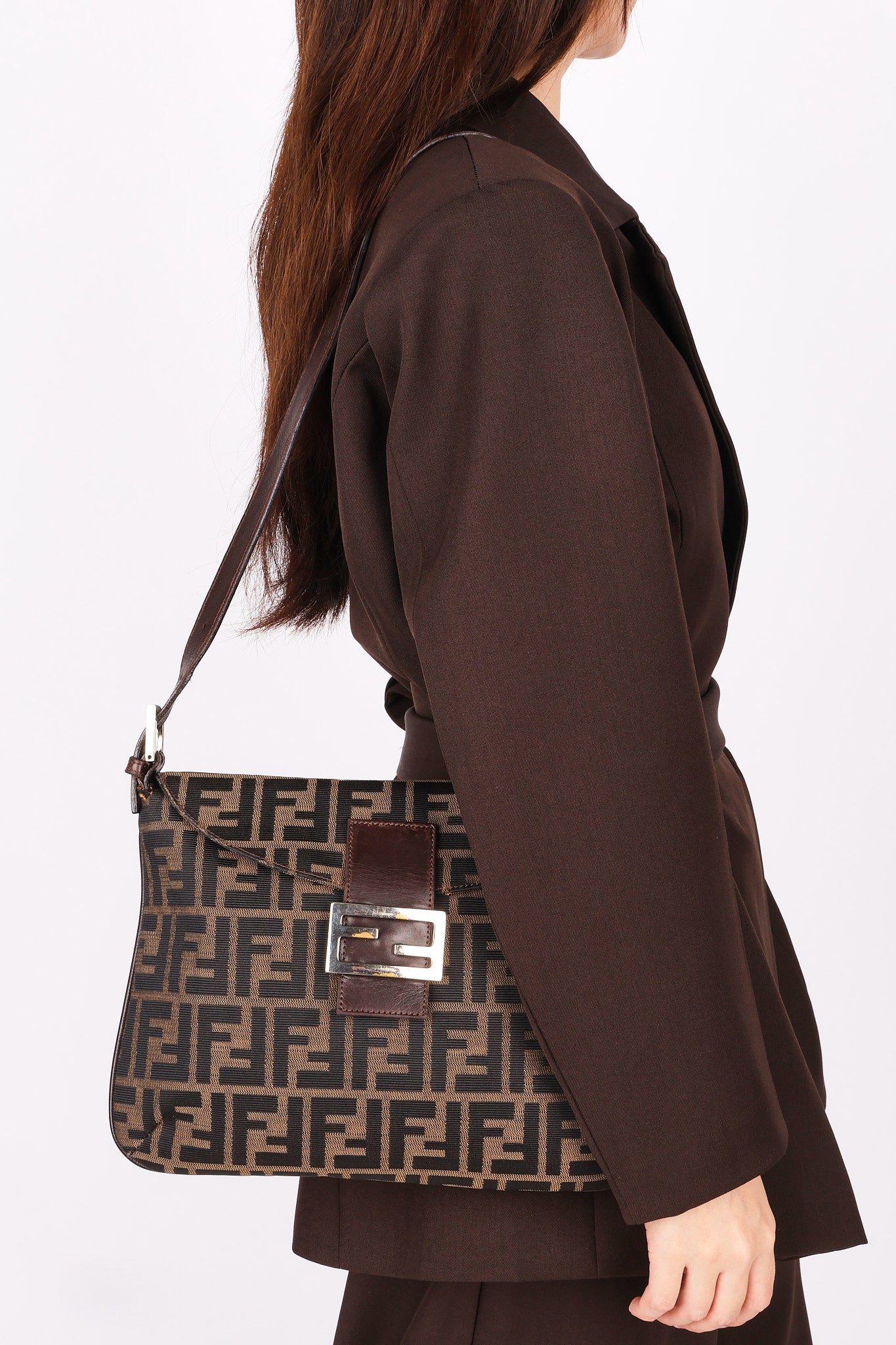 Fendi Zucca Shoulder Bag