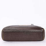 Chanel CC Stitched Tote Brown Caviar AGHW