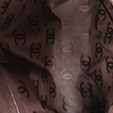 Chanel CC Stitched Tote Brown Caviar AGHW