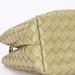 Bottega Veneta Small Andiamo With Chain Sage Green