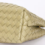 Bottega Veneta Small Andiamo With Chain Sage Green