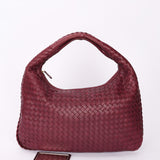Bottega Veneta Small Intrecciato Hobo Plum