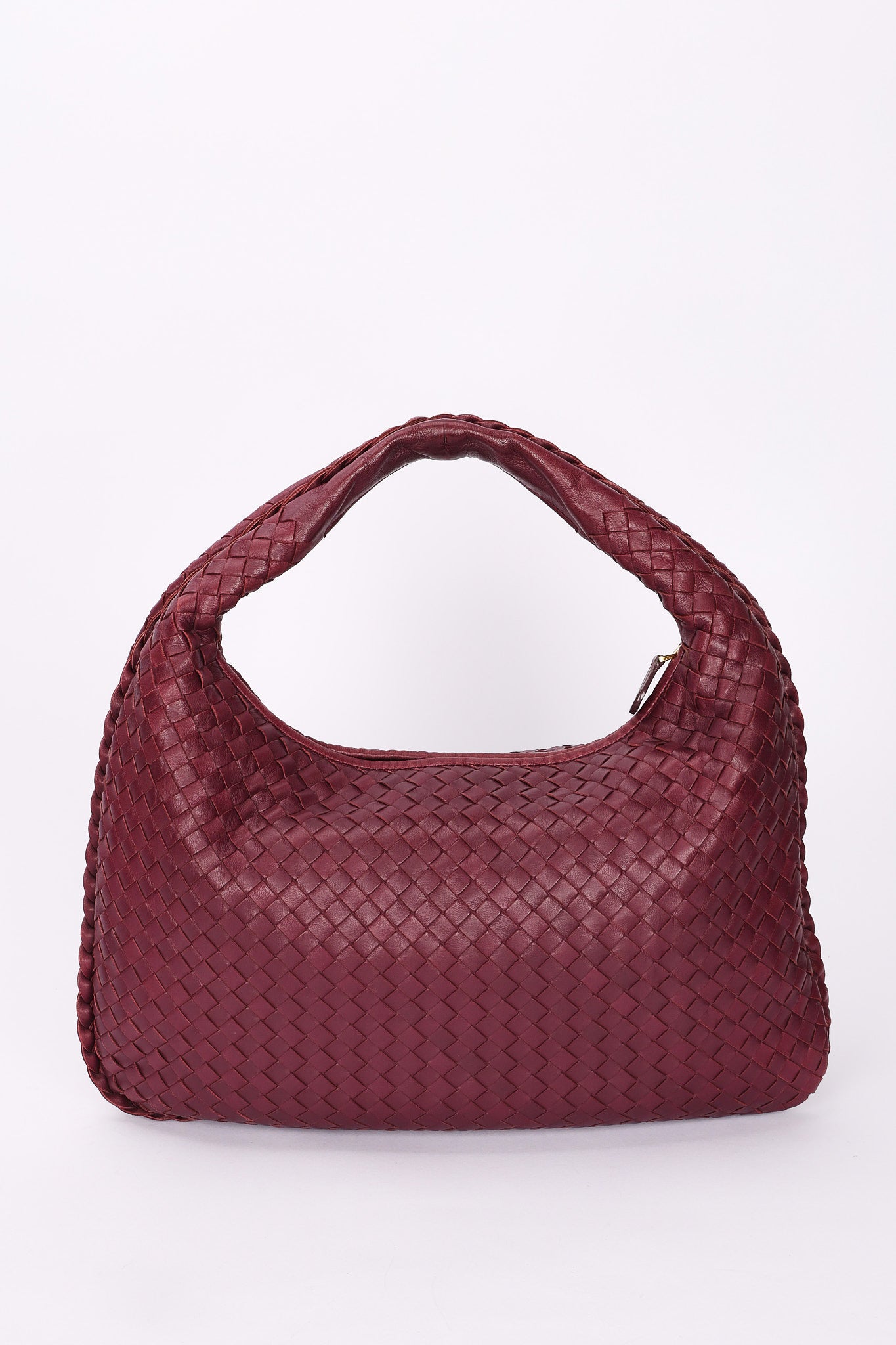 Bottega Veneta Small Intrecciato Hobo Plum