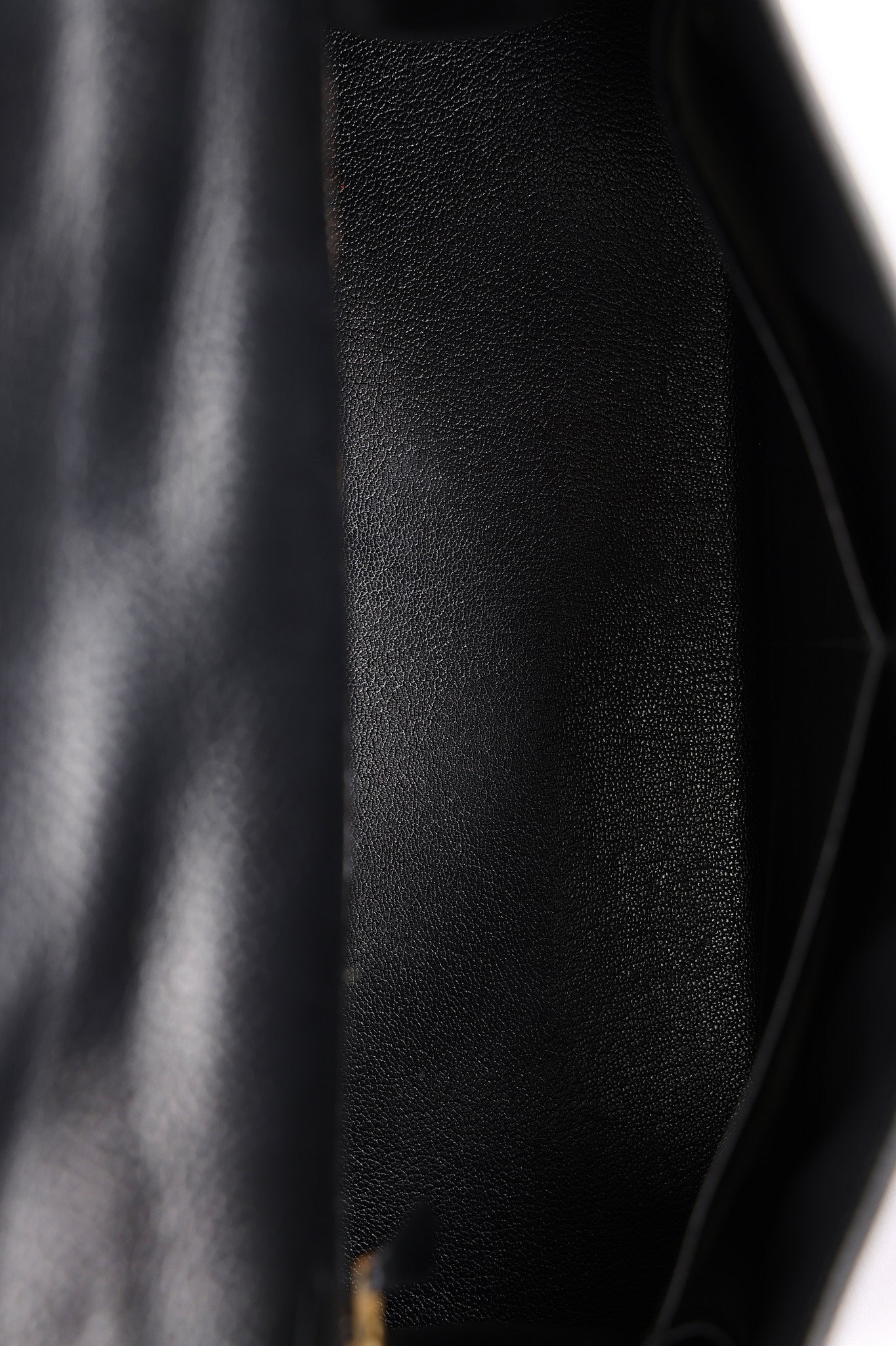 Hermès Kelly 32 Noir Vache Ardennes 1991 GHW