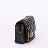 Chanel Diana Flap Black Calfskin AGHW